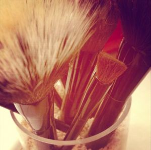 Yes, I Instagram my makeup brushes.
